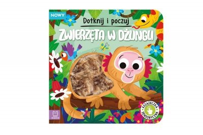 AKSJOMAT Dotknij i poczuj Zwierzęta w dżungli książ...40195