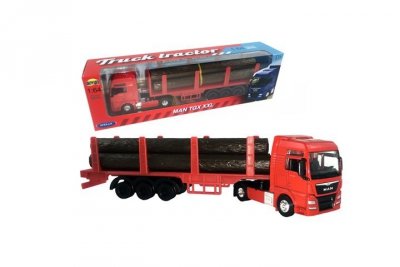 WELLY WELLY 1:64 truck MAN TGX z drewnem 68013 58034