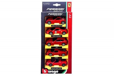 BBU BBU 1:43 Ferrari Race+Play 5pak 36005