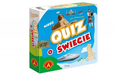 ALEXANDER Quiz O świecie kieszonkowa gra edukacyjna 28706