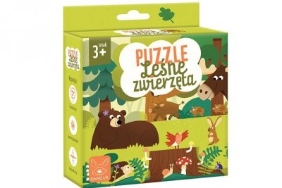 KANGUR - GRY Puzzle Leśne zwierzęta 3+ 41473