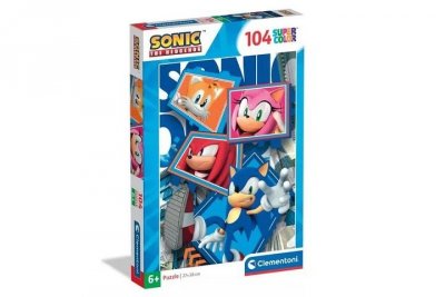 CLEMENTONI - PUZZLE CLE puzzle 104 SuperKolor Sonic 25038