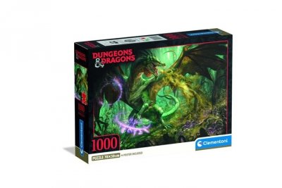 CLEMENTONI - PUZZLE CLE puzzle 1000 Compact Dungerons_Dragons 39961