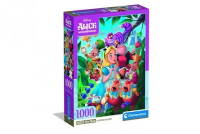 CLEMENTONI - PUZZLE CLE puzzle 1000 Compact Alice in Wonderland 39952