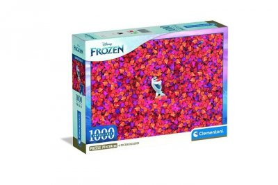 CLEMENTONI - PUZZLE CLE puzzle 1000 Compact Imposible Frozen 39929