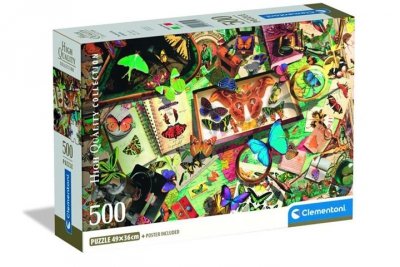 CLEMENTONI - PUZZLE CLE puzzle 500 CompactTheButterflyCollector 35581