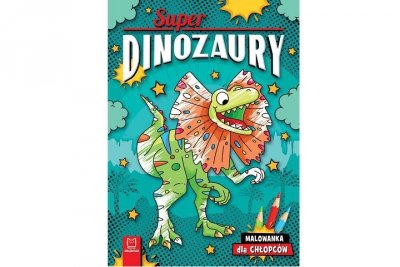 AKSJOMAT Superdinozaury Malowanka dla chłopców 39921