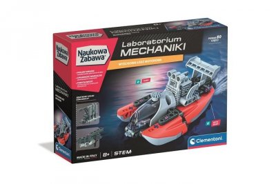 CLEMENTONI - ZABAWKI CLE Naukowa zabawa Labo.mechaniki Motorówka 50247