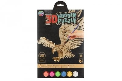 OMEGA TOYS Drewniane puzzle 3D Orzeł 11704