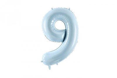 PARTYDECO Balon fol.Cyfra 9 72cm j.nieb.34907