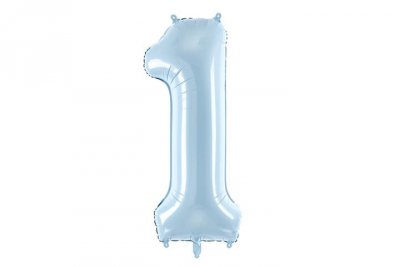 PARTYDECO Balon fol.Cyfra 1 72cm j.nieb.34587