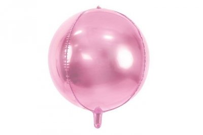PARTYDECO Balon fol.Kula 40cm j.róż 88480