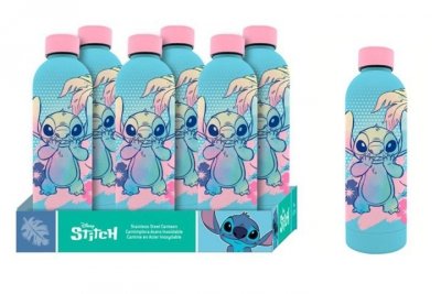 KIDS EUROSWAN HISZPANIA Stitch bidon termiczny 3D 500ml 43389