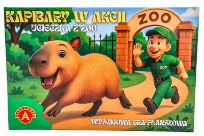 ALEXANDER Gra plansz.Kapibary w akcji Ucieczka z ZOO 31584