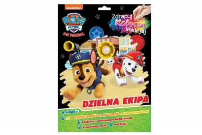 MEDIA SERVICE ZAWADA Psi Patrol Zdrapuj, kolor..cz1 Dzielna ekipa 27583