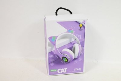 LEAN AKUMULATOROWCE i CHINY Słuchawki bluetooth z kocimi uszami 25061 61212