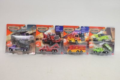 MATTEL MATCHBOX pojazdy robocze /6