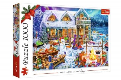 TREFL PUZZLE 1000 XMAS Zimowy czas 10948