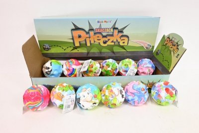 Norimpex Piłeczka skacząca 6cm 12szt/disp 2002108D