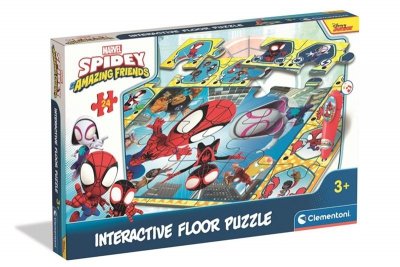 CLEMENTONI - ZABAWKI CLE SPIDEY interaktywne puzzle podłogowe 16686