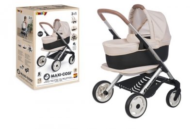 SMOBY SMOBY Maxi Cosi wózek 3w1 beżowy 253122