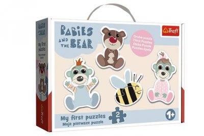 TREFL PUZZLE Baby Classic Przyjacielskie Bobaski 36139