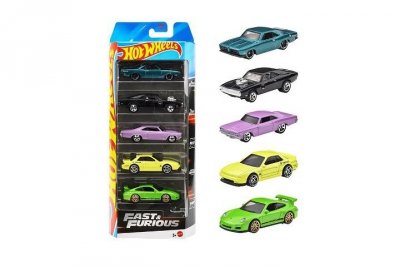 MATTEL HW Fast_Furious 5-pak autek JDR19 /12