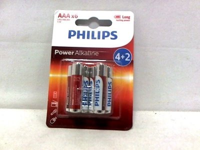 PHILIPS Bateria PHILIPS LR3 ALKALICZNA blister 49824