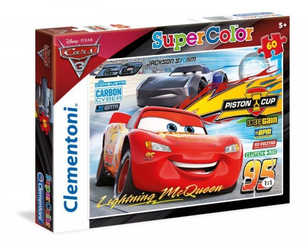 Clementoni Puzzle 60 elementów Cars 3