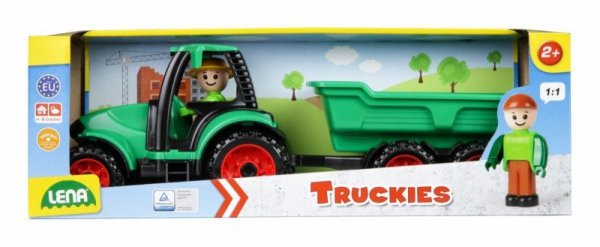 Lena Traktor z przyczepą 38 cm Truckies