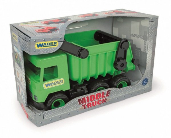 Wader Wywrotka zielona Middle Truck w kartonie