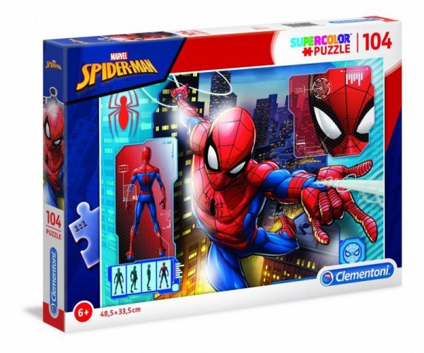 Clementoni Puzzle 104 elementy Spider Man