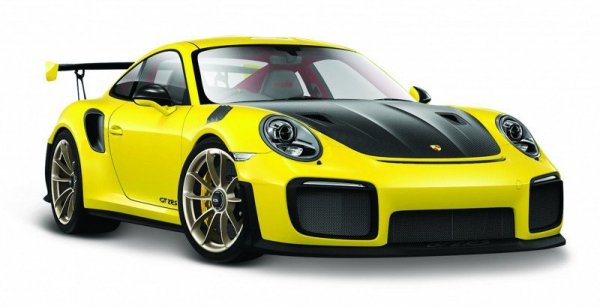 Maisto Model metalowy Porsche 911 GT2 RS żółty 1:24