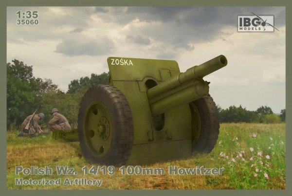 Ibg Model plastikowy Polish Wz.14/19 100 mm Howitzer-Motorized Ar