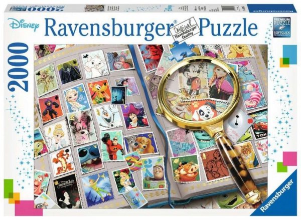 Ravensburger Polska Puzzle 2000 elementów Kolekcja znaczków pocztowych