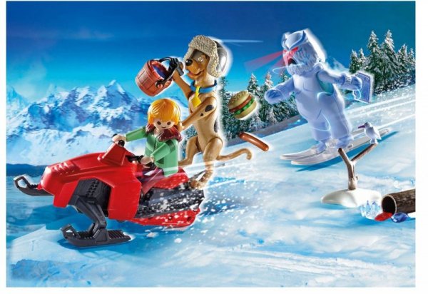Playmobil Zestaw figurek Scooby Doo 70706 Przygoda z Snow Ghost