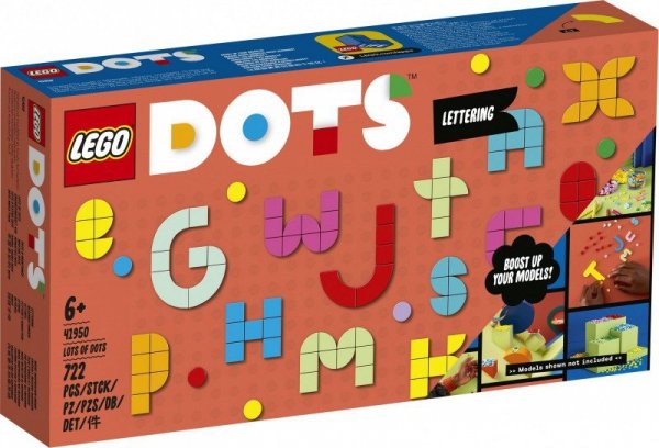 LEGO Klocki DOTS 41950 Rozmaitości DOTS - literki