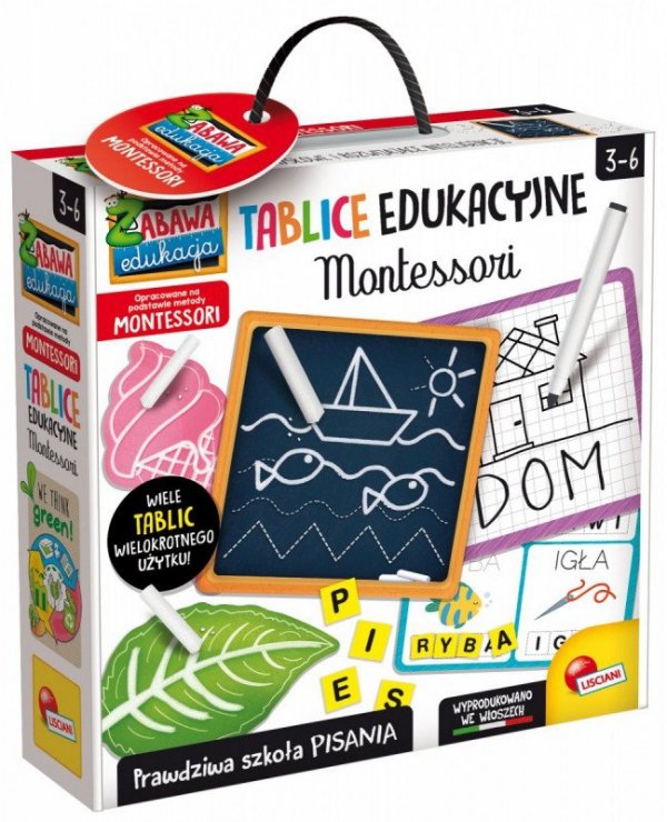 Lisciani Tablice edukacyjne Montessori