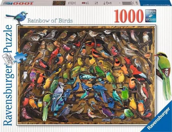 Ravensburger Polska Puzzle 1000 elementów Świat ptaków
