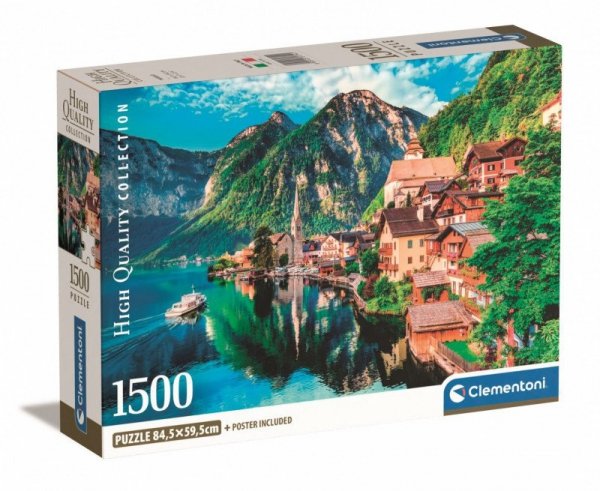 Clementoni Puzzle 1500 elementów Compact Hallstatt