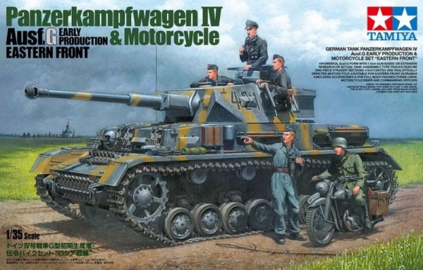 Tamiya Model plastikowy German Tank Panzerkampfwagen IV Ausf.G