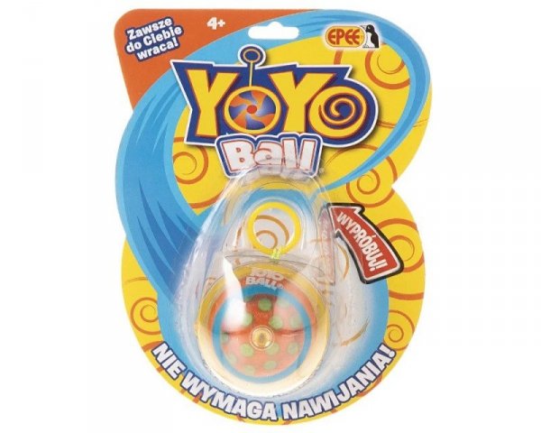 Epee Yoyo Ball żółty blister, yoyo z kropkami