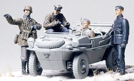 Tamiya Model plastikowy German Panzer Division &quot;Frontline Reconnaissance Team&quot;
