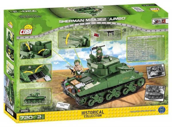 Cobi Klocki Klocki Sherman M4A3E2 Jumbo