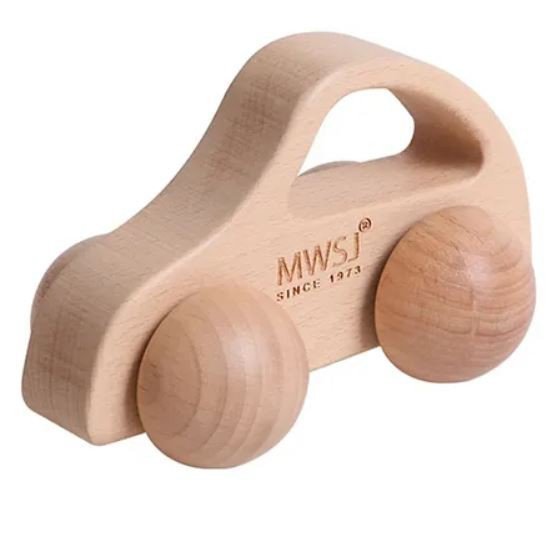 iWood Drewniany samochodzik do chwytania Wyścigówka