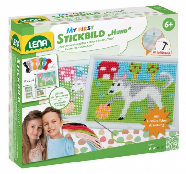 Lena Zestaw Moja pierwsza wyszywanka - Pies