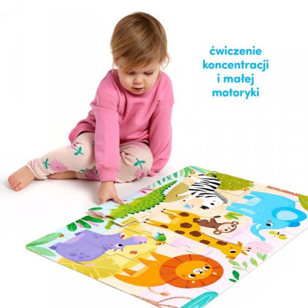 CzuCzu Układanka 24 elementy Dzikie puzzle Sawanna