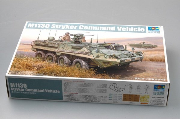 Trumpeter Model plastikowy Stryker wóz dowodzenia M1130 1/35