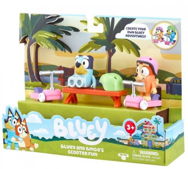 Tm Toys Bluey Zestaw Jazda na hulajnodze