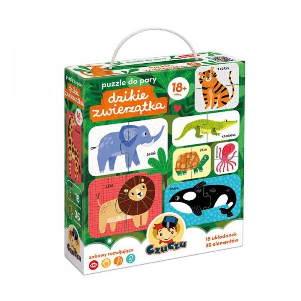 CzuCzu Puzzle do pary - Dzikie zwierzęta